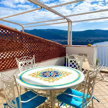 Bella Vista House-sorrento Coast - Free Parking-solarium Vico Equense